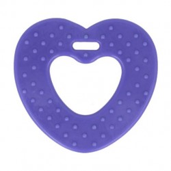 BIJTRING HART MET NOPPEN 65MM cobalt