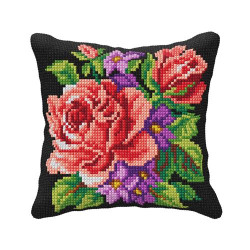 roos 99032 borduurpakket kussen -  Orchidea